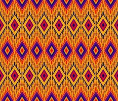 broderi indisk aztec tyg mönster i ljus Färg vektor