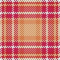 tartan pläd vektor sömlös mönster. checker mönster. sömlös tartan illustration vektor uppsättning för scarf, filt, Övrig modern vår sommar höst vinter- Semester tyg skriva ut.