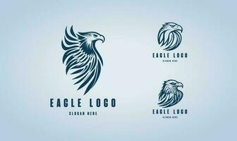 Adler Logo Vektor. stilisiert Grafik Adler Vogel Logo Vorlage. vektor