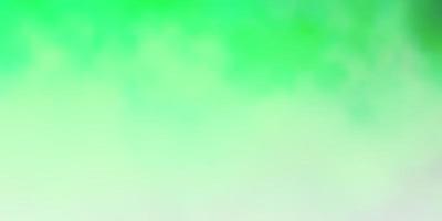 ljusgrön vektormall med himmel fördunklar färgglad illustration med abstrakt lutningsmolnmönster för dina broschyrer vektor