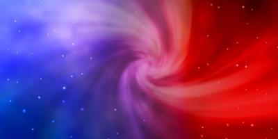 ljusblå röd vektorlayout med ljusa stjärnor färgglad illustration i abstrakt stil med gradientstjärnmönster för nyårsannonsbroschyrer vektor