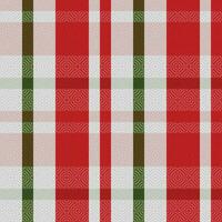 Plaid Muster nahtlos. Gingham Muster Vorlage zum Design Ornament. nahtlos Stoff Textur. vektor