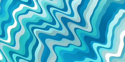 hellblauer grüner Vektorhintergrund mit gebogenen Linien abstrakte Illustration mit Steigungsbögen bestes Design für Ihr Werbeplakatbanner vektor