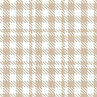 kariert Muster nahtlos. schottisch Plaid, zum Schal, Kleid, Rock, andere modern Frühling Herbst Winter Mode Textil- Design. vektor