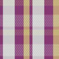 schottisch Tartan Plaid nahtlos Muster, Gingham Muster. Vorlage zum Design Ornament. nahtlos Stoff Textur. Vektor Illustration