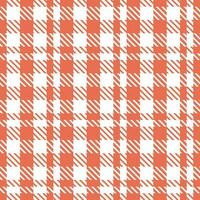 Plaid Muster nahtlos. Gingham Muster Vorlage zum Design Ornament. nahtlos Stoff Textur. vektor