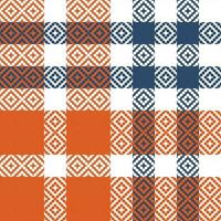 Plaid Muster nahtlos. schottisch Tartan Muster traditionell schottisch gewebte Stoff. Holzfäller Hemd Flanell Textil. Muster Fliese Swatch inbegriffen. vektor