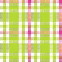 tartan sömlös mönster. abstrakt kolla upp pläd mönster traditionell skott vävd tyg. skogsarbetare skjorta flanell textil. mönster bricka swatch ingår. vektor