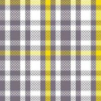 Plaid Muster nahtlos. Gingham Muster Flanell Hemd Tartan Muster. modisch Fliesen zum Tapeten. vektor