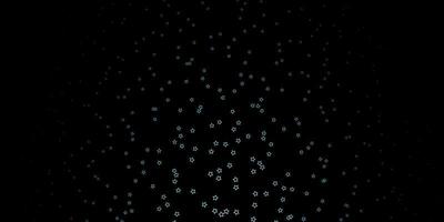 dunkelblaues Vektor-Layout mit hellen Sternen dekorative Illustration mit Sternen auf abstrakter Vorlage bestes Design für Ihr Werbeplakat-Banner vektor