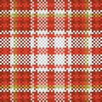 Tartan Plaid Vektor nahtlos Muster. Plaid Muster nahtlos. Vorlage zum Design Ornament. nahtlos Stoff Textur.