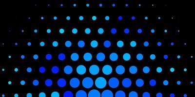 dunkelblauer Vektorhintergrund mit abstrakter Illustration der Blasen mit bunten Flecken in der Naturart neue Vorlage für ein Markenbuch vektor
