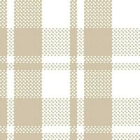 kariert Muster nahtlos. klassisch schottisch Tartan Design. zum Schal, Kleid, Rock, andere modern Frühling Herbst Winter Mode Textil- Design. vektor