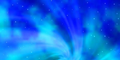 Hellblauer Vektorhintergrund mit bunten Sternen verwischt dekoratives Design im einfachen Stil mit Sternen bestes Design für Ihr Werbeplakatbanner vektor