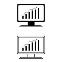 Zeitplan Symbol Vektor. Diagramm Illustration unterzeichnen. Graph Symbol oder Logo. vektor