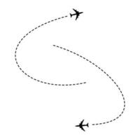 luft flyg vektor ikon. rutt illustration tecken. luft biljetter symbol. resa logotyp eller märke.