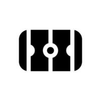 hockey fält ikon vektor. hockey illustration tecken. sport symbol eller logotyp. vektor