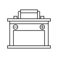 Auto Batterie Symbol Vektor. Akkumulator Illustration unterzeichnen. aufladen Symbol oder Logo. vektor