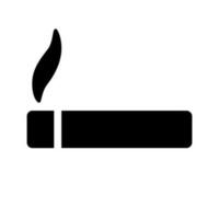 cigarett ikon vektor. rök illustration tecken. cigarett rök symbol eller logotyp. vektor