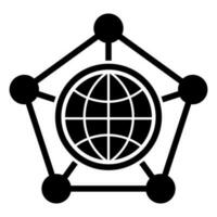 Internet Vektor Symbol. Welt breit Netz Illustration unterzeichnen. Netz Seite? ˅ Symbol.
