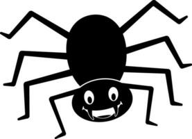 komisch Spinne Symbol Vektor. Halloween Illustration Zeichen oder Symbol. vektor