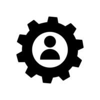 Anpassung Vektor Symbol. anpassen Illustration unterzeichnen. mechanisch Symbol. die Einstellungen Logo. Möglichkeit markieren.