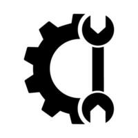 Anpassung Vektor Symbol. anpassen Illustration unterzeichnen. mechanisch Symbol. die Einstellungen Logo. Möglichkeit markieren.