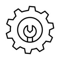 Anpassung Vektor Symbol. anpassen Illustration unterzeichnen. mechanisch Symbol. die Einstellungen Logo. Möglichkeit markieren.