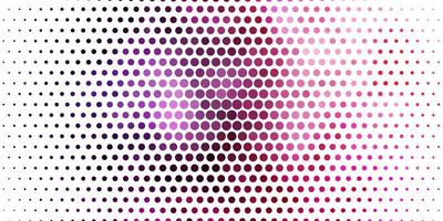 ljuslila rosa vektormönster med sfärer abstrakt dekorativ design i lutningsstil med bubblor mönster för webbplatser vektor