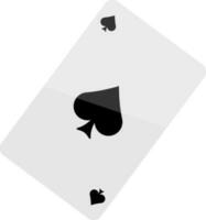 Illustration von Spaten spielen Karte. vektor