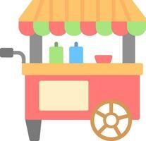 Food Cart Vektor-Icon-Design vektor