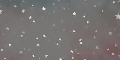 hellrosa grünes Vektormuster mit abstrakten Sternen moderne geometrische abstrakte Illustration mit Sternen bestes Design für Ihr Werbeplakatbanner vektor