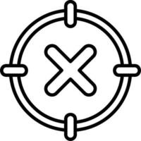 Nein Konzentration Vektor Symbol