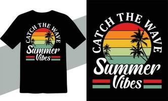 Sommer- T-Shirt Design, T-Shirt Design Vektor kostenlos herunterladen