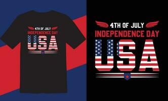 Unabhängigkeit Tag T-Shirt Design Vektor kostenlos herunterladen