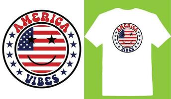 Amerika Stimmung T-Shirt vektor