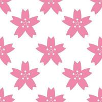 körsbär blomma sömlös mönster bg för omslag, kort och Mer. vektor illustration