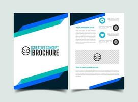 vektor modern kreativ företag abstrakt broschyr mall