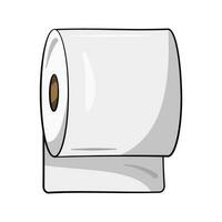 toalett papper. tecknad serie vektor