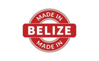 gemacht im belize Gummi Briefmarke vektor