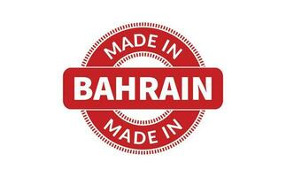 gemacht im Bahrain Gummi Briefmarke vektor