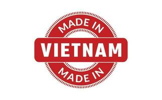 gemacht im Vietnam Gummi Briefmarke vektor
