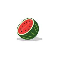 frisch Wassermelone Obst Vektor Logo Vorlage