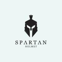 spartansk hjälm kreativ logotyp ikon vektor