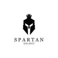 spartanisch Helm kreativ Logo Symbol vektor