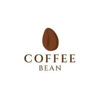 Kaffee Bohne Logo Design Konzept Vektor Illustration Idee