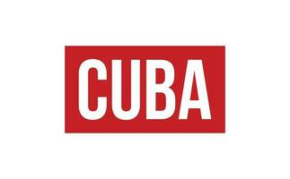Kuba Gummi Briefmarke Siegel Vektor