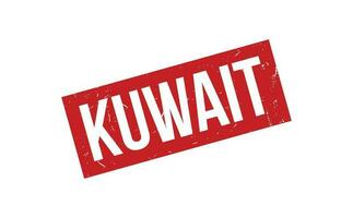 Kuwait Gummi Briefmarke Siegel Vektor