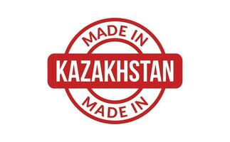 gemacht im Kasachstan Gummi Briefmarke vektor