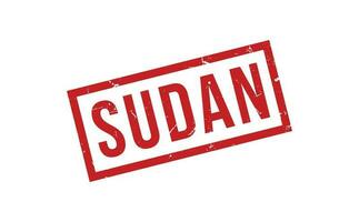 Sudan Gummi Briefmarke Siegel Vektor